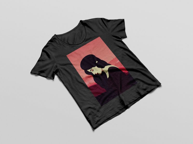 retro woman T shirt 3