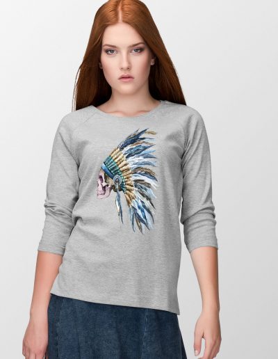 Indian long sleeve crop