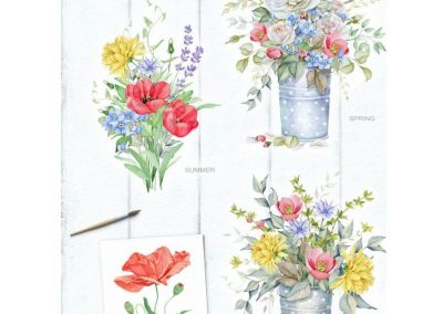 flowers in big graphics bundle