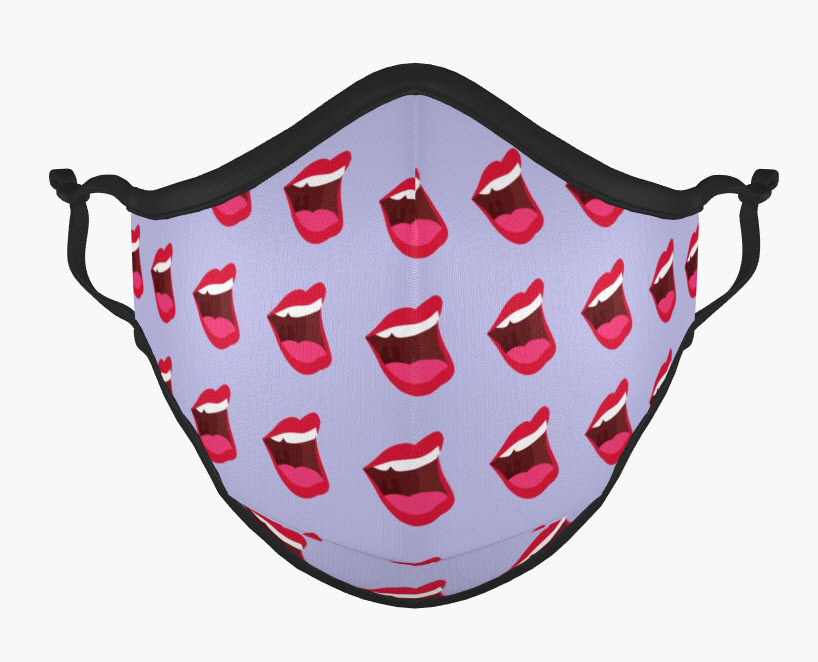 MASK SMILES LT PURPLE